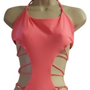 ASOS sexy hot pink bathing suit